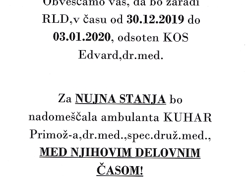 Obvestilo iz ambulante Dr. Edvarda Kosa.jpg